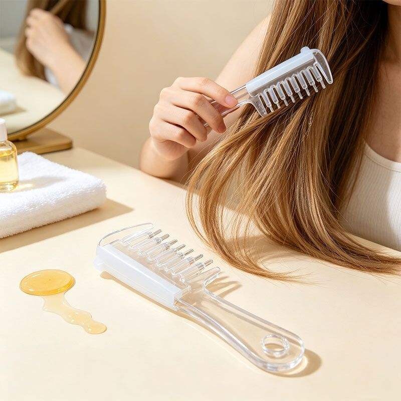 Scalp Care Crystal Comb – Massage & Serum Applicator in One