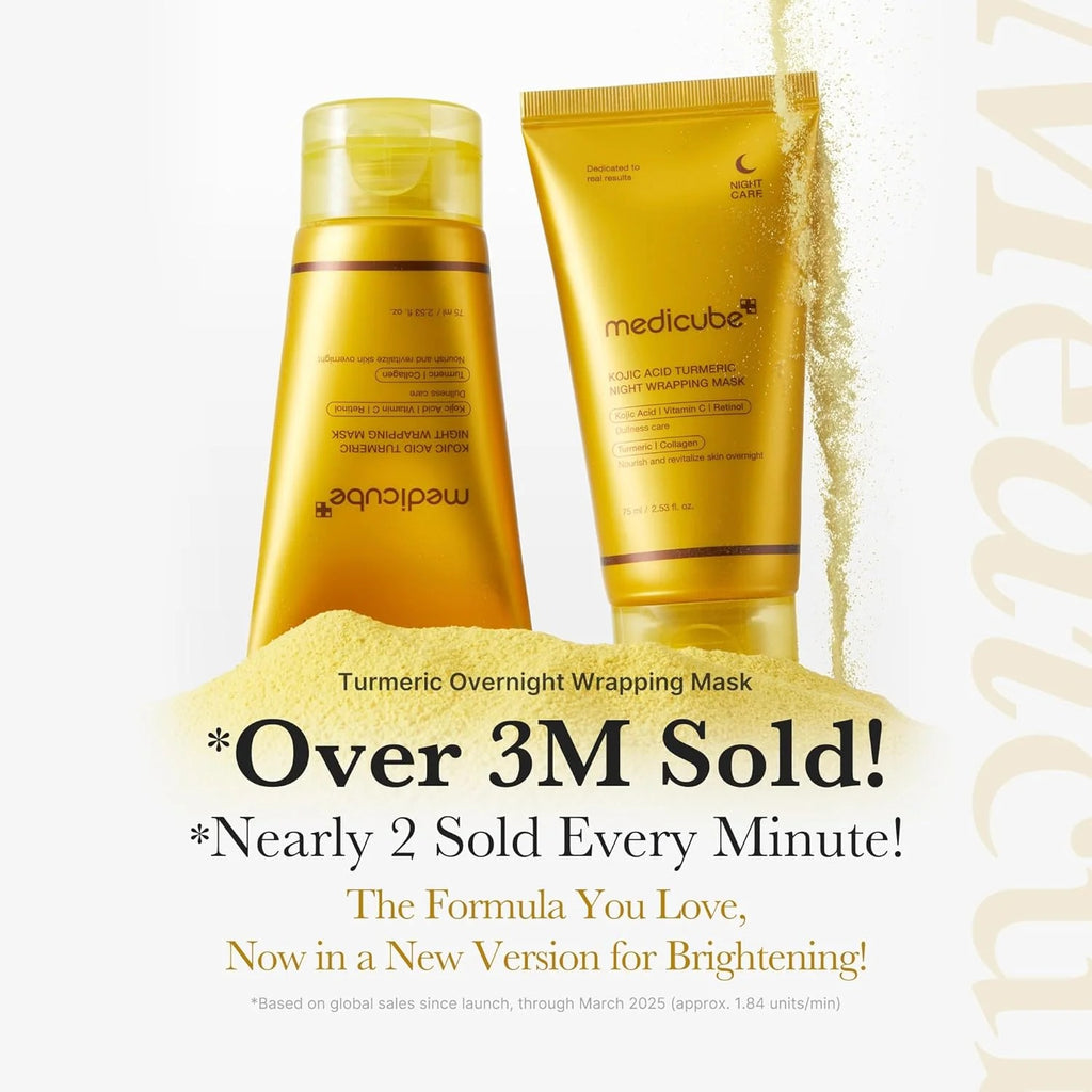 Medicube Kojic Acid Turmeric Overnight Radiance Wrapping Treatment Mask (75ml)