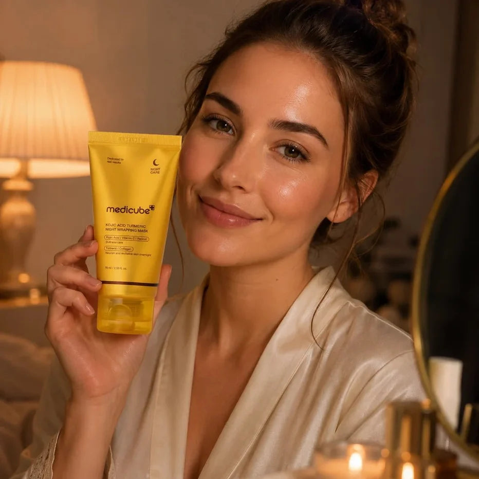 Medicube Kojic Acid Turmeric Overnight Radiance Wrapping Treatment Mask (75ml)