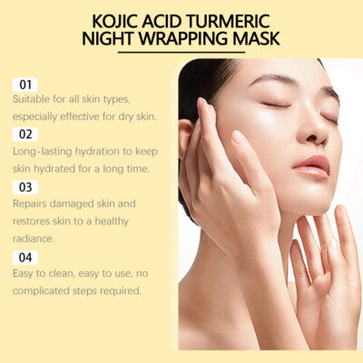 Medicube Kojic Acid Turmeric Overnight Radiance Wrapping Treatment Mask (75ml)